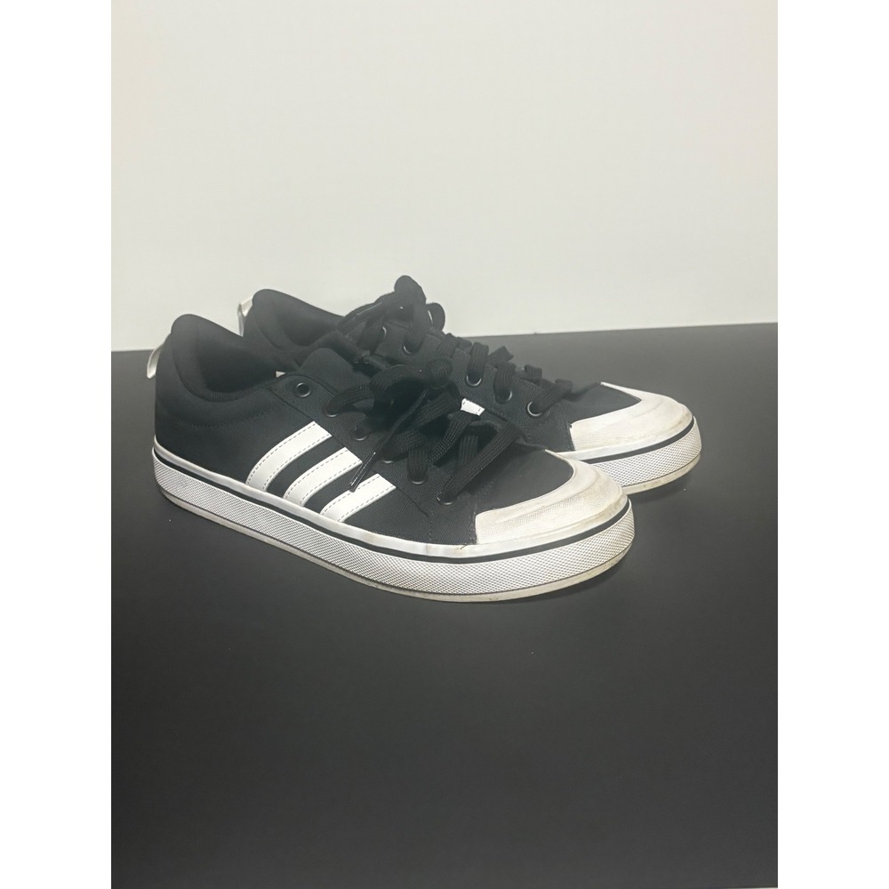 Adidas Bravada 2.0 Platform Canvas Sneakers Black White Mens 8.5 HP6020